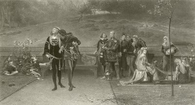 Edward II and Piers Gaveston by Marcus Stone